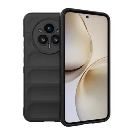   Szilikon telefonvédő (ütésállóság, kameravédő, 3D) FEKETE