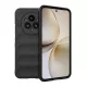 Szilikon telefonvédő (ütésállóság, kameravédő, 3D) FEKETE