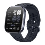 AMAZFIT Bip 6 okosóra (aktivitásmérő, szilikon szíj, BioTracker, GPS, IP68 vízálló) FEKETE