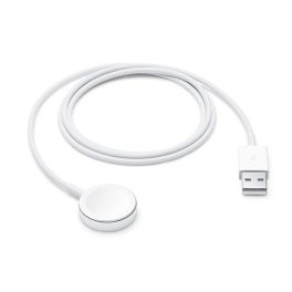   APPLE asztali töltő USB (gyorstöltő, wireless, 100cm, Apple Watch töltő, MKLG2ZM/A utód) FEHÉR