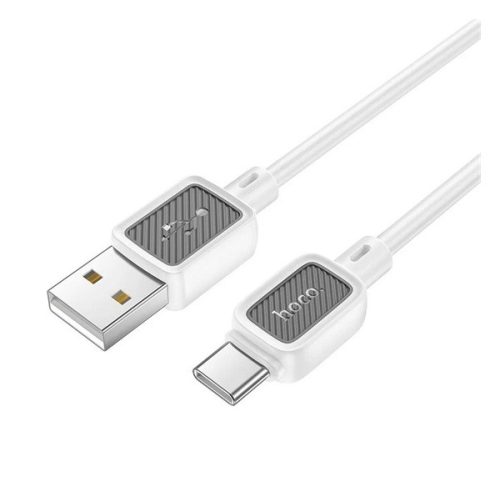 HOCO X108 adatkábel (USB - Type-C, 3A, gyorstöltő, 100cm) FEHÉR