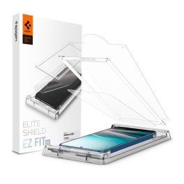   SPIGEN ELITESHIELD EZ FIT HD képernyővédő üveg (flexibilis, ultravékony + segédkeret) ÁTLÁTSZÓ