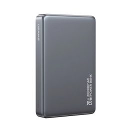   USAMS CY SERIES vésztöltő Type-C (10000mAh, 20W, wireless, mágneses, PD gyorstöltő) TITÁNSZÜRKE