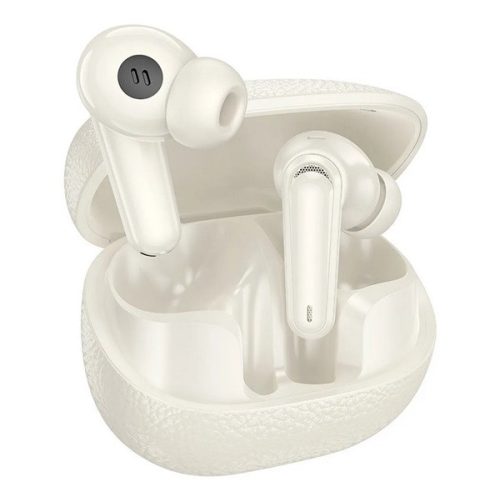 HOCO EQ23 bluetooth fülhallgató SZTEREO (v5.4, TWS, mikrofon + töltőtok) KRÉM