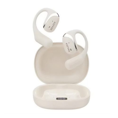 LENOVO ERAZER X9 bluetooth fülhallgató SZTEREO (v5.4, TWS, fülre akasztható, zajszűrő, mikrofon, IPX4 + töltőtok) FEHÉR