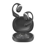 LENOVO ERAZER X9 bluetooth fülhallgató SZTEREO (v5.4, TWS, fülre akasztható, zajszűrő, mikrofon, IPX4 + töltőtok) FEKETE