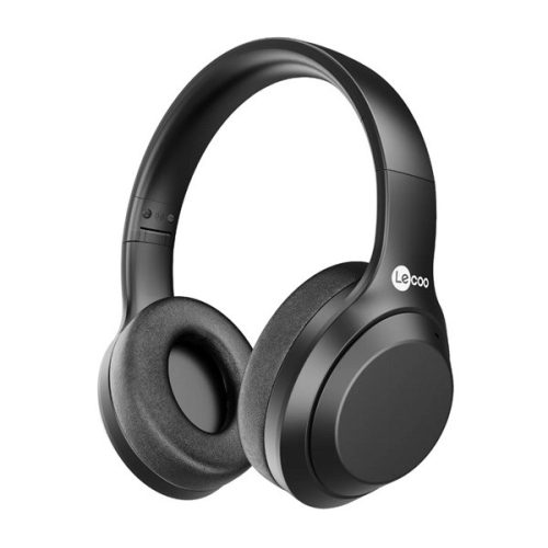 LENOVO LECOO ES207 bluetooth fejhallgató SZTEREO (v5.2, mikrofon, összehajtható, 3.5mm jack aljzat) FEKETE