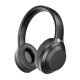 LENOVO LECOO ES207 bluetooth fejhallgató SZTEREO (v5.2, mikrofon, összehajtható, 3.5mm jack aljzat) FEKETE