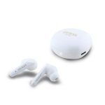 GUESS GLOSSY CLASSIC LOGO bluetooth fülhallgató SZTEREO (v5.4, TWS, mikrofon + töltőtok) FEHÉR