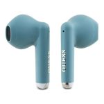 GUESS PRINTED CLASSIC LOGO bluetooth fülhallgató SZTEREO (v5.3, TWS, mikrofon, IPX4 + töltőtok) TÜRKÍZ