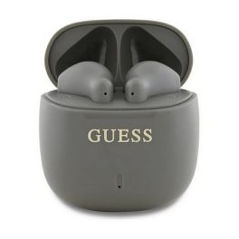   GUESS PRINTED CLASSIC LOGO bluetooth fülhallgató SZTEREO (v5.3, TWS, mikrofon, IPX4 + töltőtok) SZÜRKE