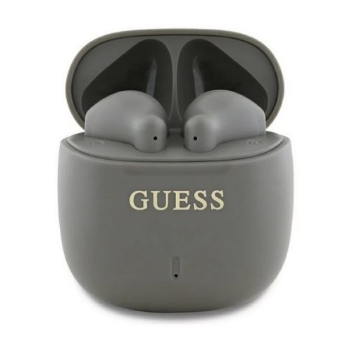GUESS PRINTED CLASSIC LOGO bluetooth fülhallgató SZTEREO (v5.3, TWS, mikrofon, IPX4 + töltőtok) SZÜRKE
