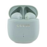 GUESS PRINTED CLASSIC LOGO bluetooth fülhallgató SZTEREO (v5.3, TWS, mikrofon, IPX4 + töltőtok) VILÁGOSZÖLD