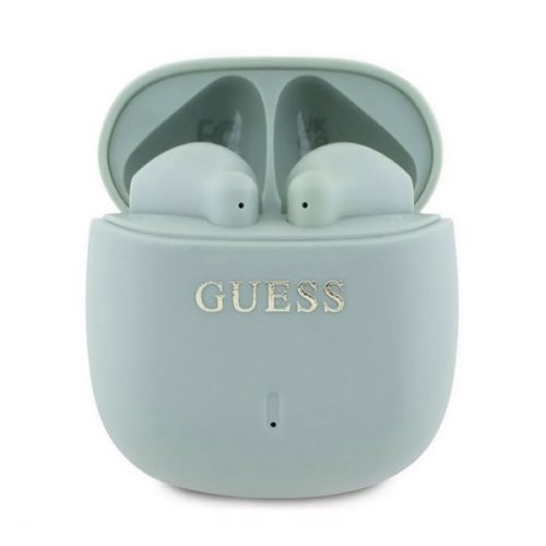 GUESS PRINTED CLASSIC LOGO bluetooth fülhallgató SZTEREO (v5.3, TWS, mikrofon, IPX4 + töltőtok) VILÁGOSZÖLD