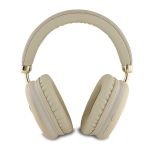GUESS SAFFIANO bluetooth fejhallgató SZTEREO (v5.3, mikrofon, zajszűrő, IPX4 vízálló, microSD kártyaolvasó) ARANY