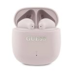 GUESS PRINTED CLASSIC LOGO bluetooth fülhallgató SZTEREO (v5.3, TWS, mikrofon, IPX4 + töltőtok) RÓZSASZÍN