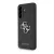GUESS PU 4G METAL LOGO műanyag telefonvédő (ütésállóság, bőr hatású hátlap) SÖTÉTSZÜRKE
