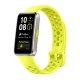 HUAWEI Band 10 okoskarkötő (alumínium keret, aktivitásmérő, pulzusmérő, hívásjelzés, vízálló, szilikon szíj) VILÁGOSZÖLD