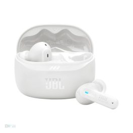   JBL TUNE BEAM2 bluetooth fülhallgató SZTEREO (v5.3, TWS, mikrofon, aktív zajszűrő, mélyhang kiemelés + töltőtok) FEHÉR