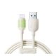 JOYROOM adatkábel (USB - lightning, 3A, gyorstöltő, 200cm) BÉZS