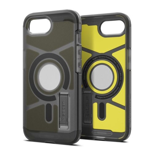 SPIGEN TOUGH ARMOR MAG műanyag telefonvédő (ütésállóság, matt, MagSafe) FEKETE