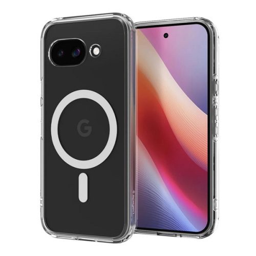 SPIGEN ULTRA HYBRID MAG műanyag telefonvédő (ütésállóság, légpárnás keret, MagSafe) ÁTLÁTSZÓ