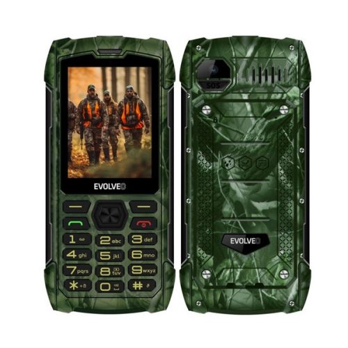 EVOLVEO Strongphone H1 mobiltelefon (Dualsim, terep minta) SÖTÉTZÖLD