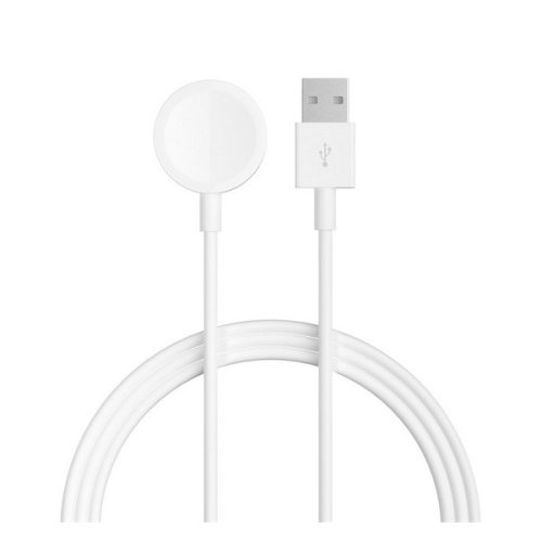 DEVIA KINTONE töltőkábel USB (wireless, mágneses, gyorstöltő, 100cm, Apple Watch töltő) FEHÉR