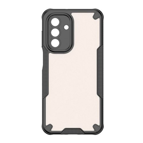 Defender szilikon telefonvédő (ütésállóság, légpárnás sarok, akril hátlap, kameravédő) FEKETE