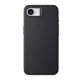 NILLKIN SYNTHETIC FIBER PRO műanyag telefonvédő (aramid bevonat, légpárnás sarok, karbon minta, MagSafe) FEKETE   NILLKIN SYNTHETIC FIBER PRO műanyag telefonvédő (aramid bevonat, légpárnás sarok, karbon minta, MagSafe) FEKETE