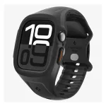 SPIGEN LIQUID AIR PRO szilikon óra keret (szilikon szíj, ütésállóság) FEKETE