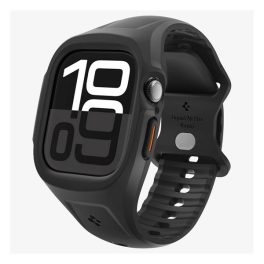 SPIGEN LIQUID AIR PRO szilikon óra keret (szilikon szíj, ütésállóság) FEKETE   SPIGEN LIQUID AIR PRO szilikon óra keret (szilikon szíj, ütésállóság) FEKETE