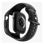 SPIGEN LIQUID AIR PRO szilikon óra keret (szilikon szíj, ütésállóság) FEKETE