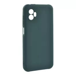 Szilikon telefonvédő (matt) SÖTÉTZÖLD