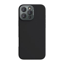 NILLKIN LENSWING MAGNETIC műanyag telefonvédő (matt, mikrofiber plüss belső, kameravédő, MagSafe) FEKETE   NILLKIN LENSWING MAGNETIC műanyag telefonvédő (matt, mikrofiber plüss belső, kameravédő, MagSafe) FEKETE