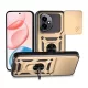 Defender szilikon telefonvédő (ütésállóság, tartógyűrű, kameravédő) ARANY
