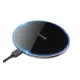 HOCO CW6 Pro asztali töltő (15W, wireless, LED fény) FEKETE