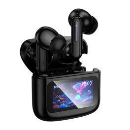   HOCO EQ14 bluetooth fülhallgató SZTEREO (v5.3, TWS, mikrofon, zajszűrő, érintőkijelző + töltőtok) FEKETE