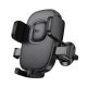 HOCO H75 autós tartó (szellőzőre, automata, 360°, 4.5-7" méret) FEKETE