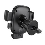 HOCO H75 autós tartó (szellőzőre, automata, 360°, 4.5-7" méret) FEKETE