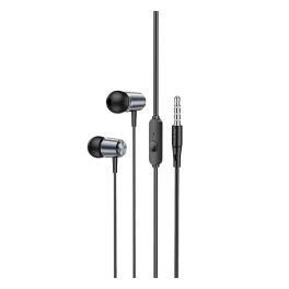 HOCO M108 fülhallgató SZTEREO (3.5mm jack, mikrofon, felvevő gomb) SÖTÉTSZÜRKE   HOCO M108 fülhallgató SZTEREO (3.5mm jack, mikrofon, felvevő gomb) SÖTÉTSZÜRKE