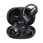 JOYROOM OPENFREE bluetooth fülhallgató SZTEREO (v5.4, TWS, fülre akasztható, mikrofon, zajszűrő, IPX4 + töltőtok) FEKETE