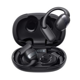JOYROOM OPENFREE bluetooth fülhallgató SZTEREO (v5.4, TWS, fülre akasztható, mikrofon, zajszűrő, IPX4 + töltőtok) FEKETE   JOYROOM OPENFREE bluetooth fülhallgató SZTEREO (v5.4, TWS, fülre akasztható, mikrofon, zajszűrő, IPX4 + töltőtok) FEKETE