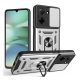 Defender szilikon telefonvédő (ütésállóság, tartógyűrű, kameravédő) EZÜST