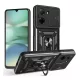 Defender szilikon telefonvédő (ütésállóság, tartógyűrű, kameravédő) FEKETE