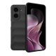 Szilikon telefonvédő (ütésállóság, kameravédő, 3D) FEKETE