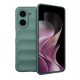 Szilikon telefonvédő (ütésállóság, kameravédő, 3D) SÖTÉTZÖLD