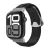 SPIGEN CLASSIC FIT pótszíj (egyedi méret, nagy, textil, állítható, pillangó csat) FEKETE