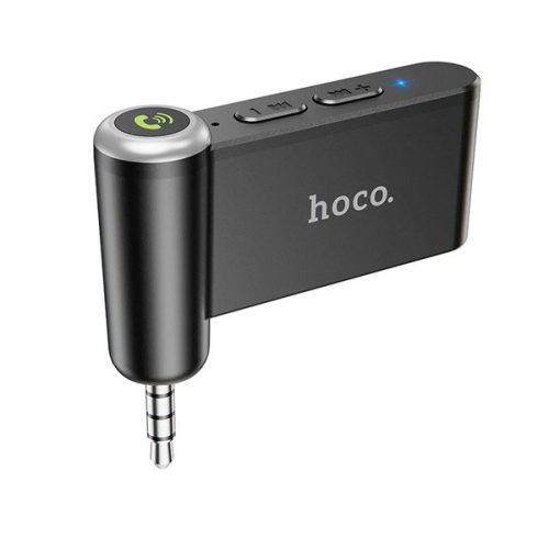 HOCO E58 bluetooth adapter (3.5mm jack csatlakozó, v5.0) FEKETE