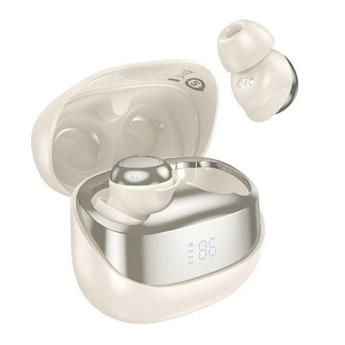 HOCO EW200 bluetooth fülhallgató SZTEREO (v5.4, TWS, LED kijelző, mikrofon + töltőtok) FEHÉR